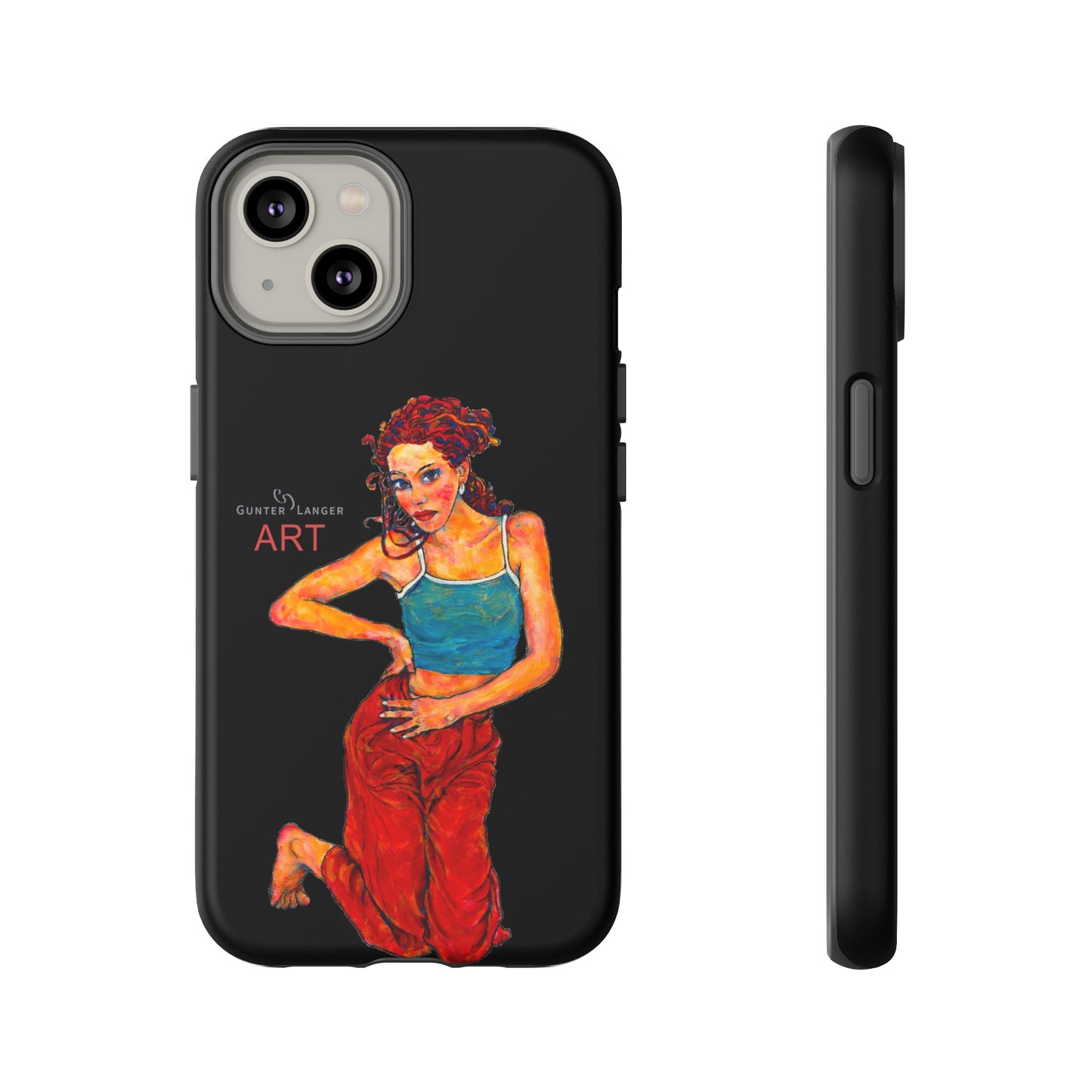 Tough Cases - iPhone - Motiv: Lea, Schwarz
