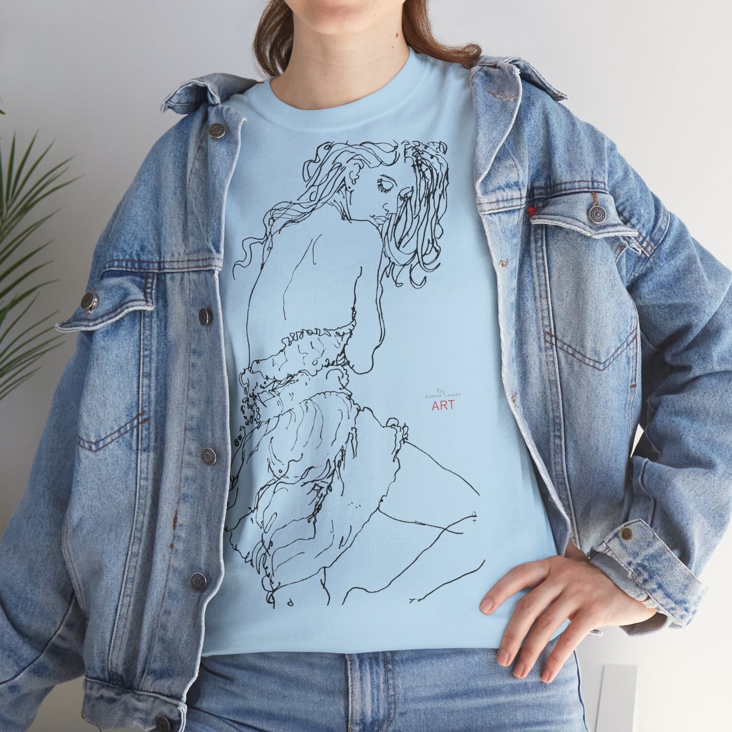 Unisex Heavy Cotton Tee - Motiv: Front Giselle