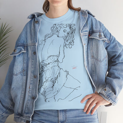 Unisex Heavy Cotton Tee - Motiv: Front Giselle