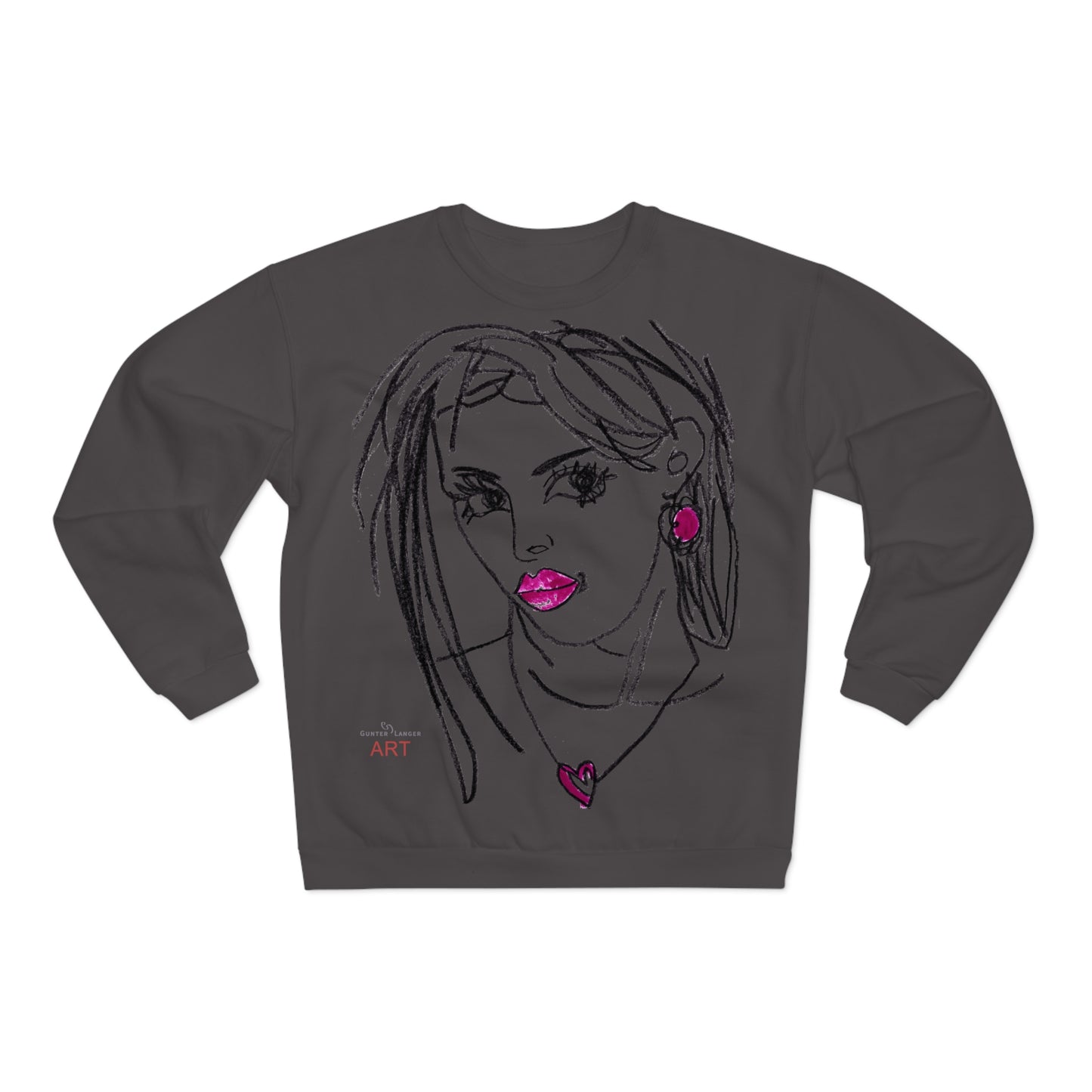 Unisex Crew Neck Sweatshirt (EU) - Motiv Front Raja, H 49 cm