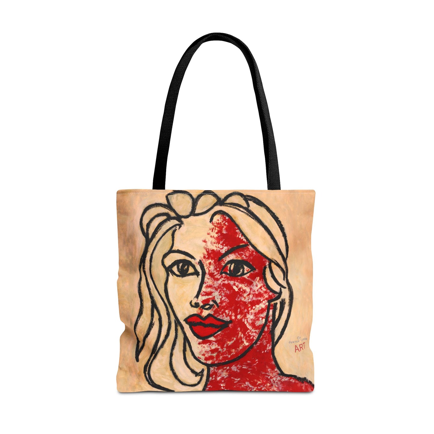 Tote Bag (AOP) - Motiv: Front Louisa ll & Rückseite Louisa ll