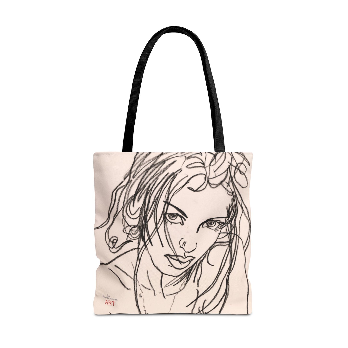 Tote Bag (AOP) - Motiv:  Front Rosalie & Rückseite Bea