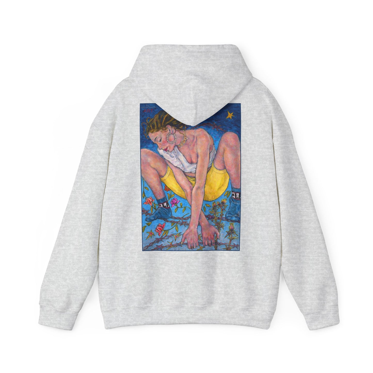 Unisex Heavy Blend™ Hooded Sweatshirt - Motiv: Rückseite "Alva", H43 cm