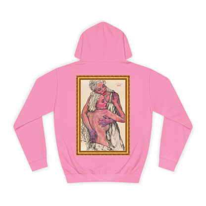 Unisex College Hoodie -  Motiv: Rückseite Zuflucht gerahmt