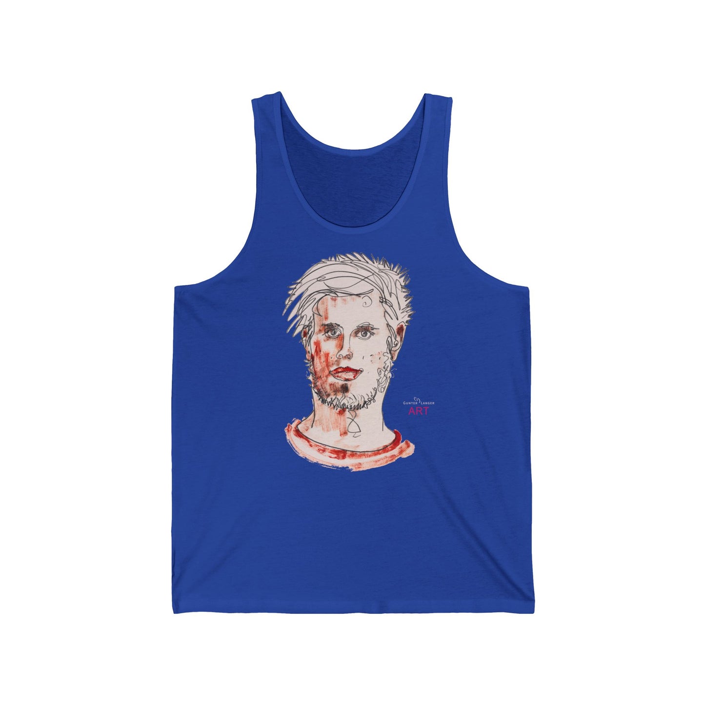 Unisex Jersey Tank- Motiv "Markus" H 32 cm