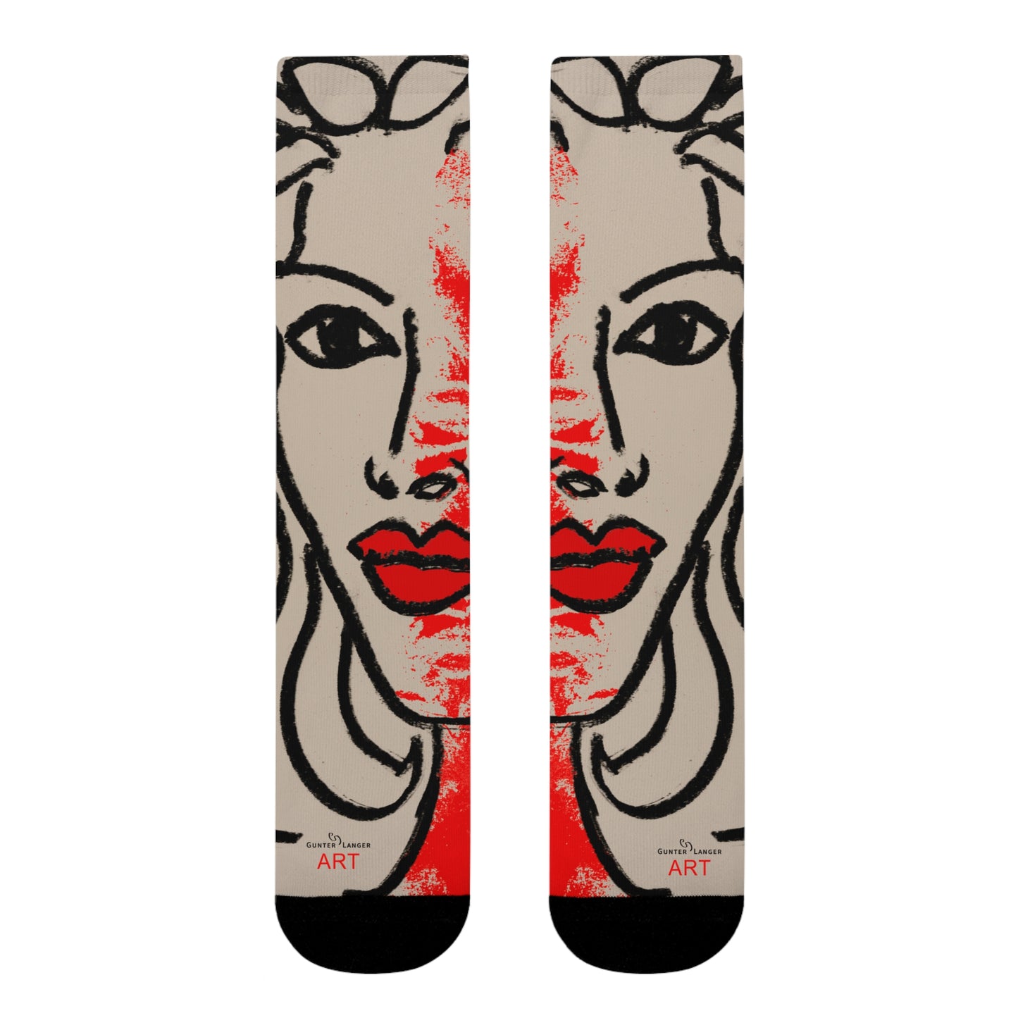 Sublimation Crew Socks (EU) - Motiv: Louisa