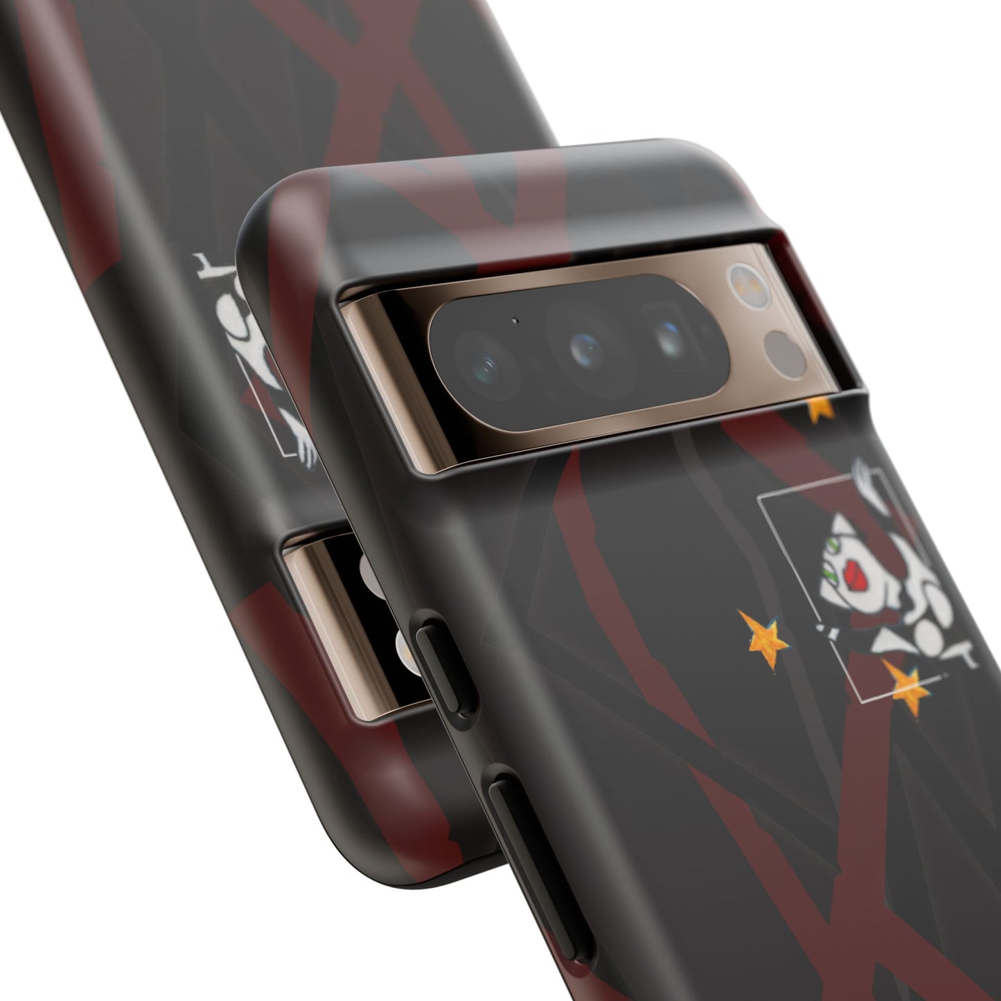 Tough Cases - Google Pixel - Samsung Galaxy - Motiv:  "Miau" klein H 8 cm, Sternenhimmel, Mikado3