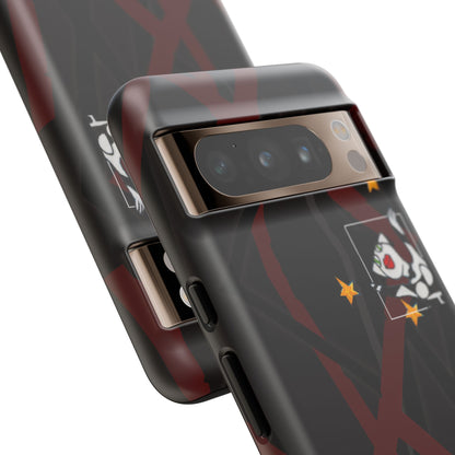 Tough Cases - Google Pixel - Samsung Galaxy - Motiv:  "Miau" klein H 8 cm, Sternenhimmel, Mikado3