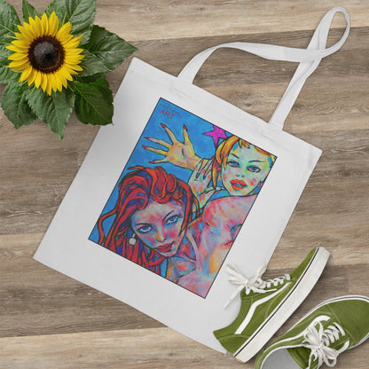 Tote Bag - Motiv: Valea und Sophia, einseitig bedruckt, H30,5 cm