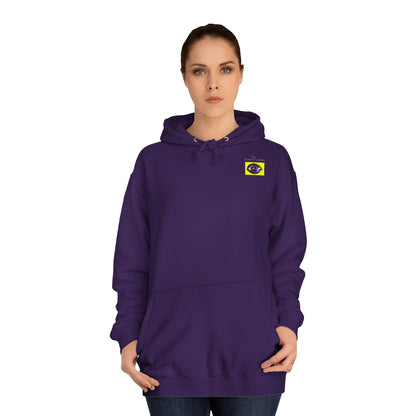 Unisex College Hoodie - Motiv: Front Auge & Rückseite Robert