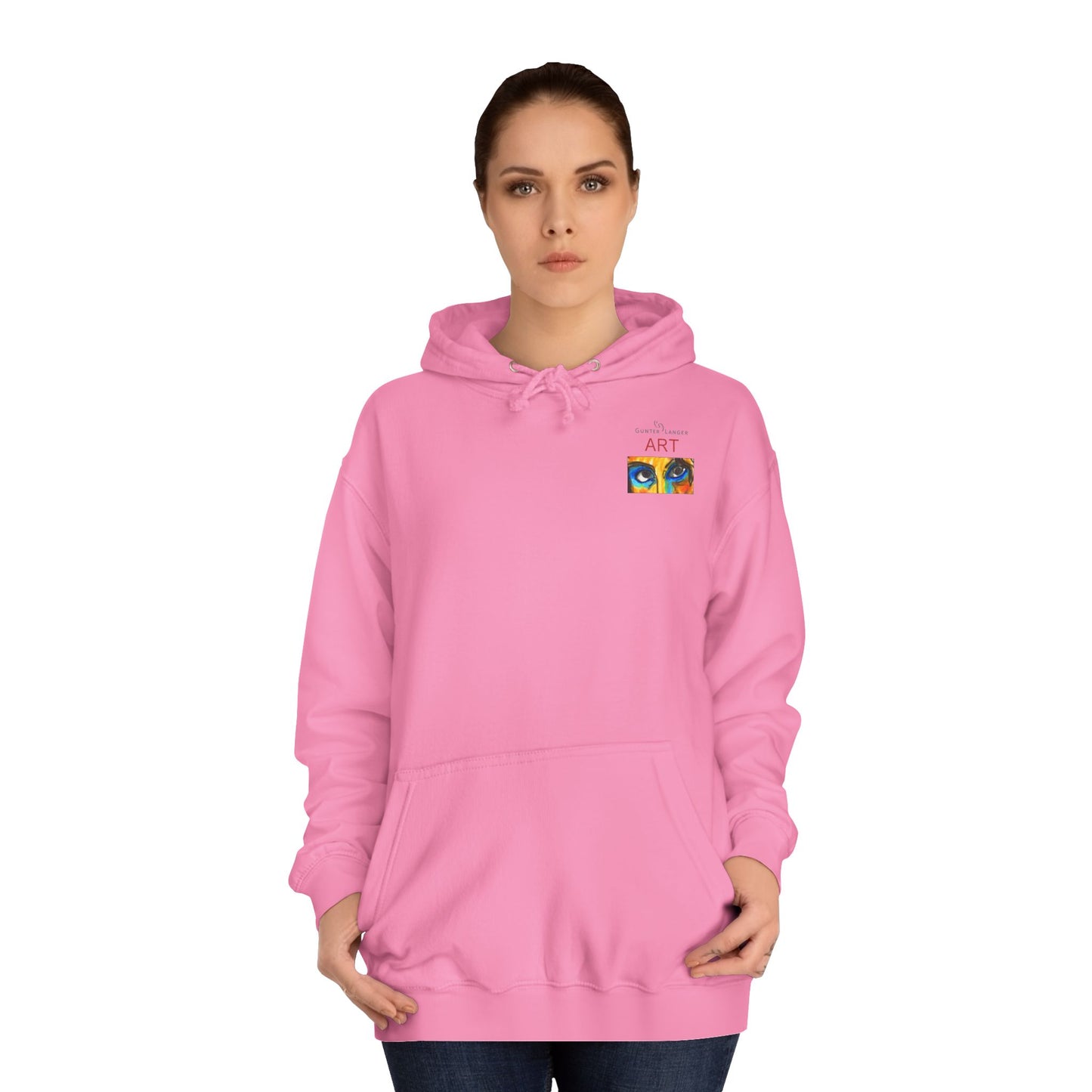 Unisex College Hoodie - Motiv: Augen & Frechdax