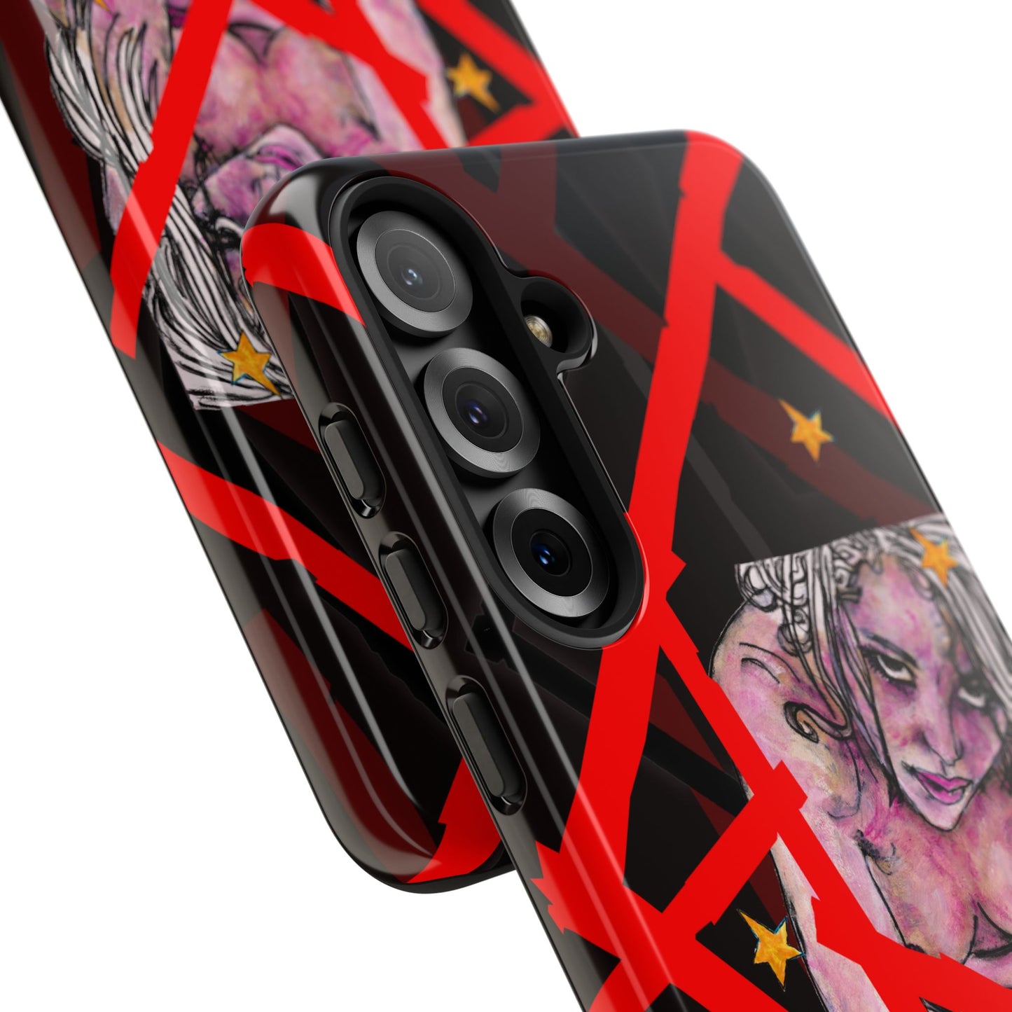 Tough Cases - Google Pixel - Samsung Galaxy - Motiv: Stella, Mikado