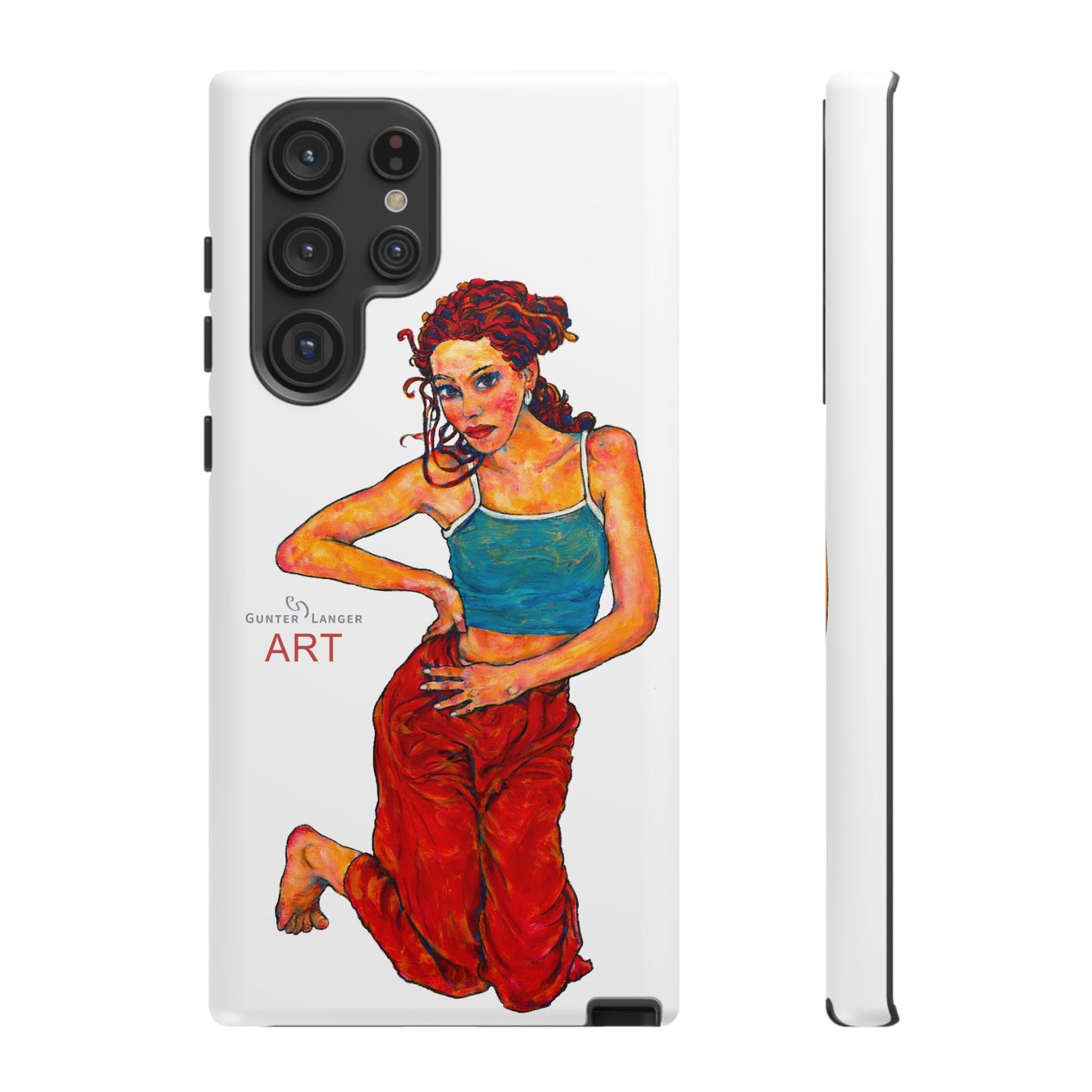 Tough Cases - Google Pixel - Samsung Galaxy - Motiv: Lea, Weiß