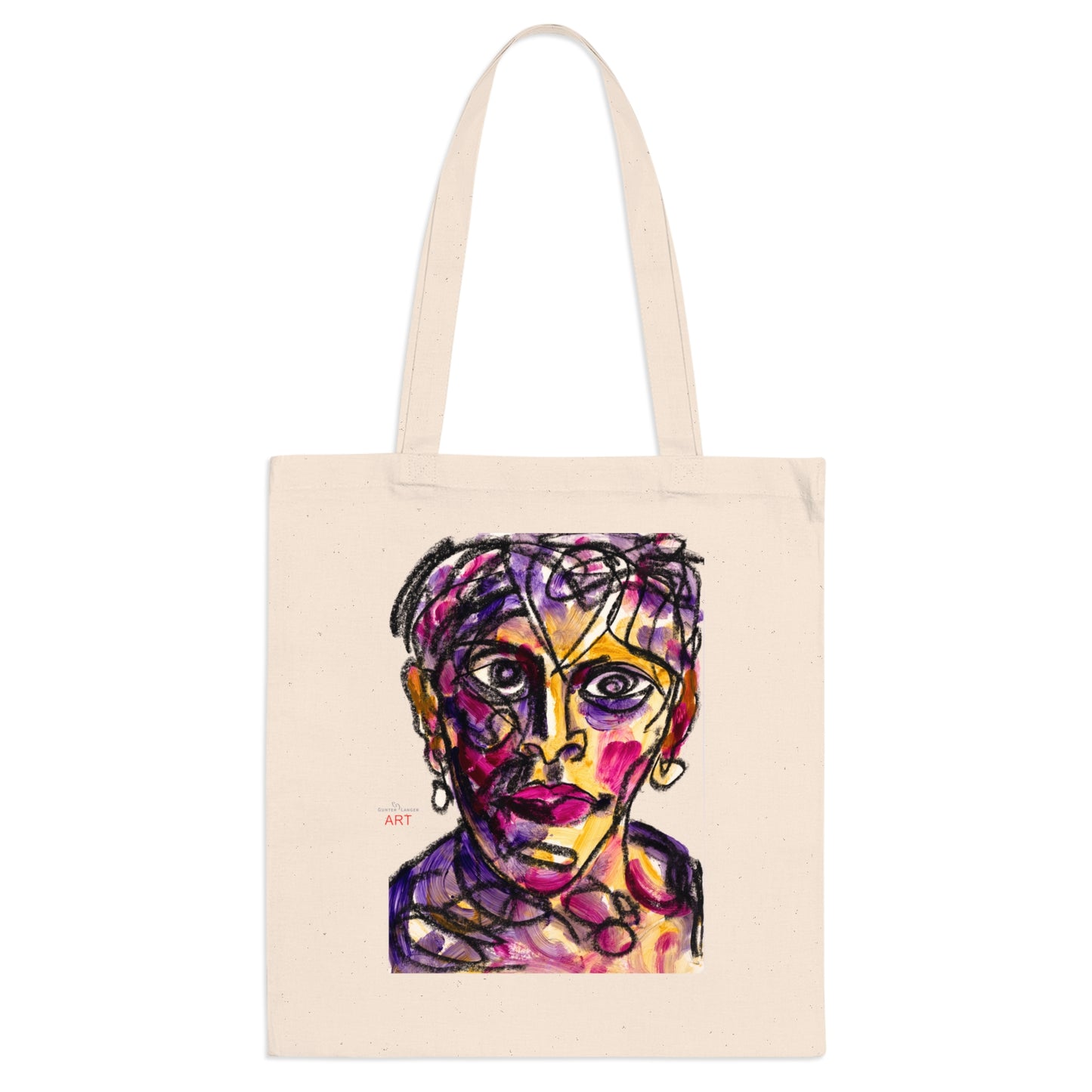 Tote Bag - Motiv: Robert, einseitig bedruckt, H 30,5 cm