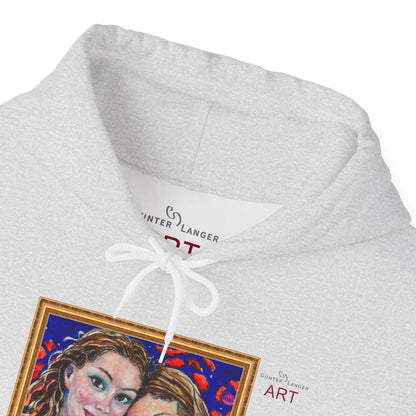 Unisex Heavy Blend™ Hooded Sweatshirt - Motiv: Front "Freundinnen" H 17,5 cm