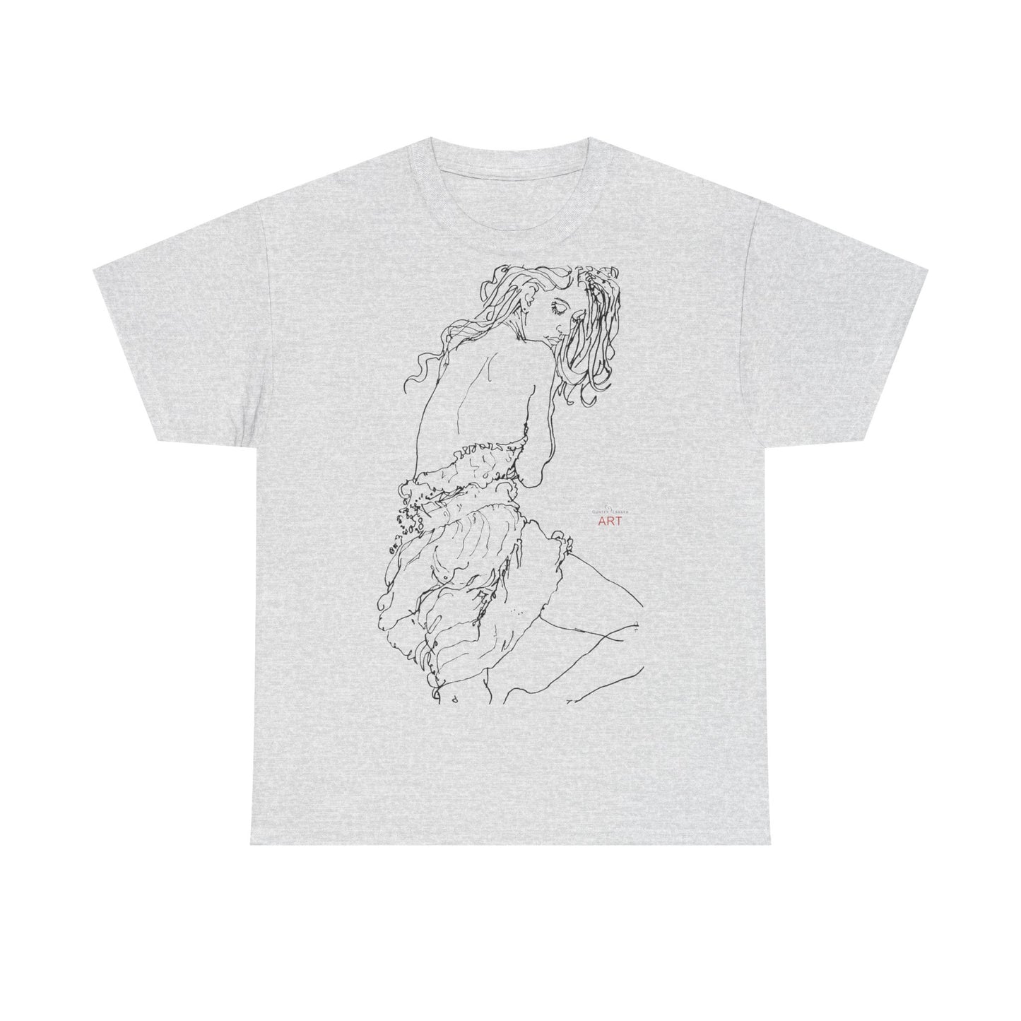 Unisex Heavy Cotton Tee - Motiv: Front Giselle