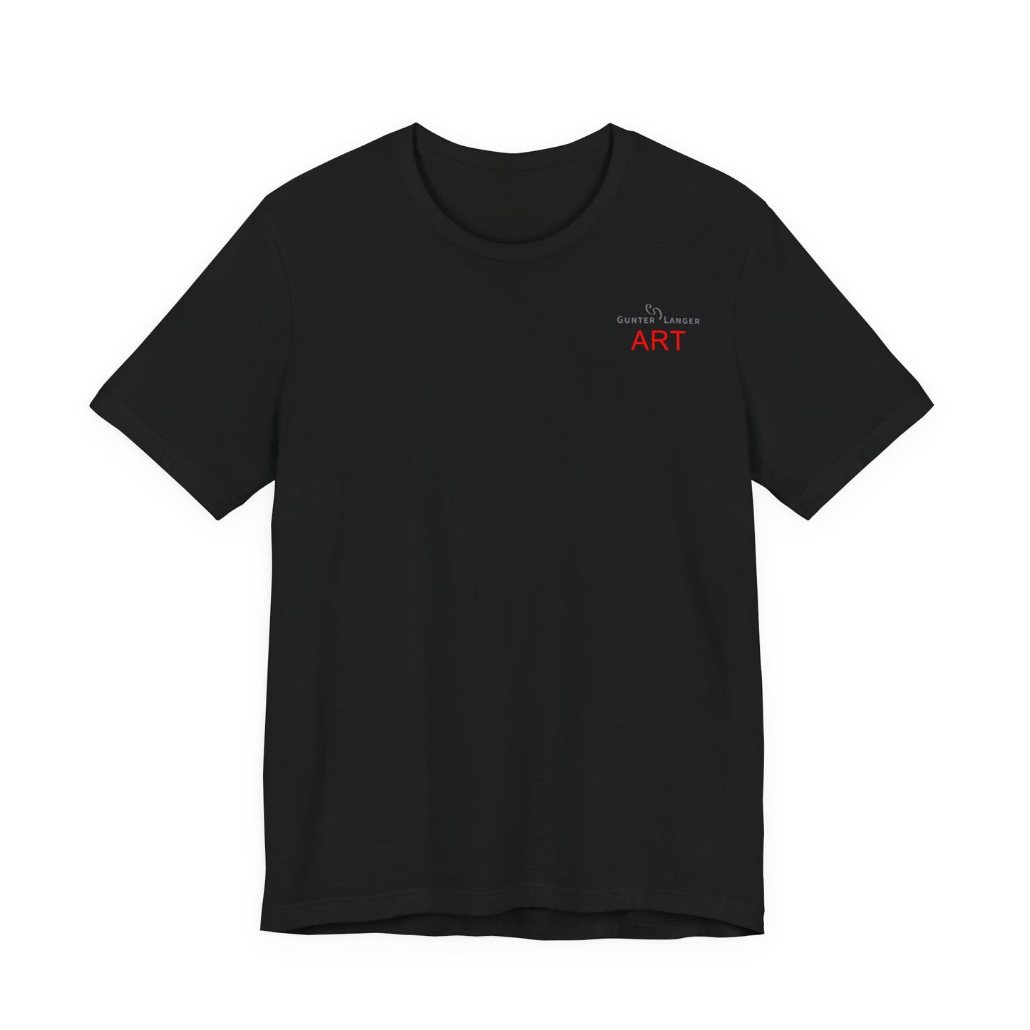 Unisex Jersey Short Sleeve Tee - Motiv: Front Logo & Rückseite Julia, H 49 cm