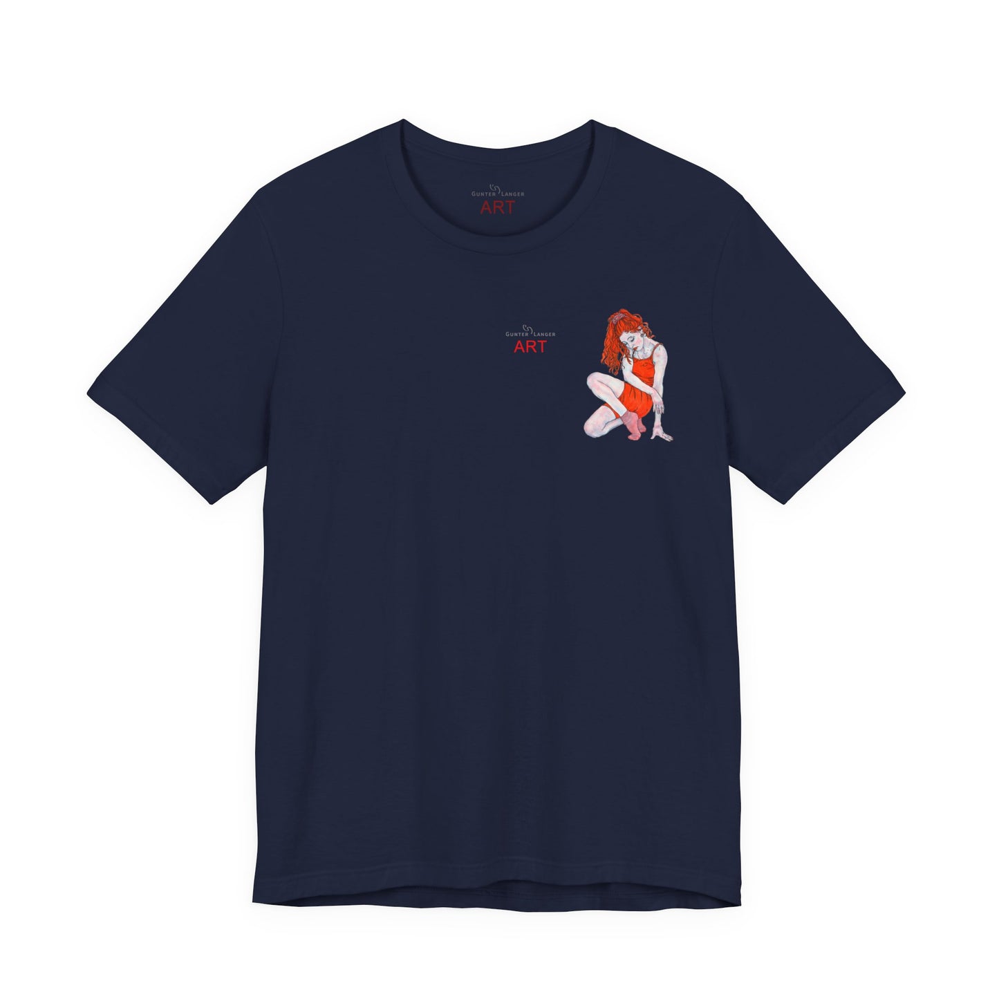 Unisex Jersey Short Sleeve Tee - Motiv: Front Julia, H12,5 cm