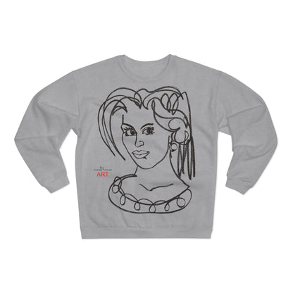 Copy of Unisex Crew Neck Sweatshirt (EU) - Motiv: Front Magda und Rückseite Magda, H 59 cm