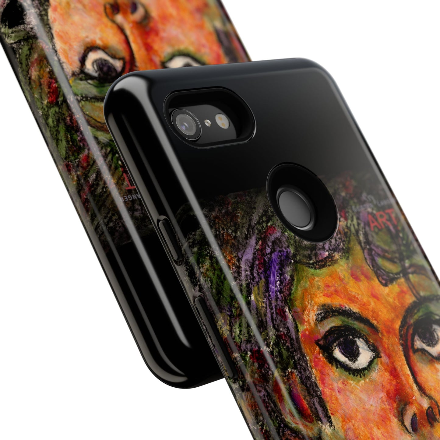 Tough Cases - Google Pixel - Samsung Galaxy - Motiv: MJ, Schwarz