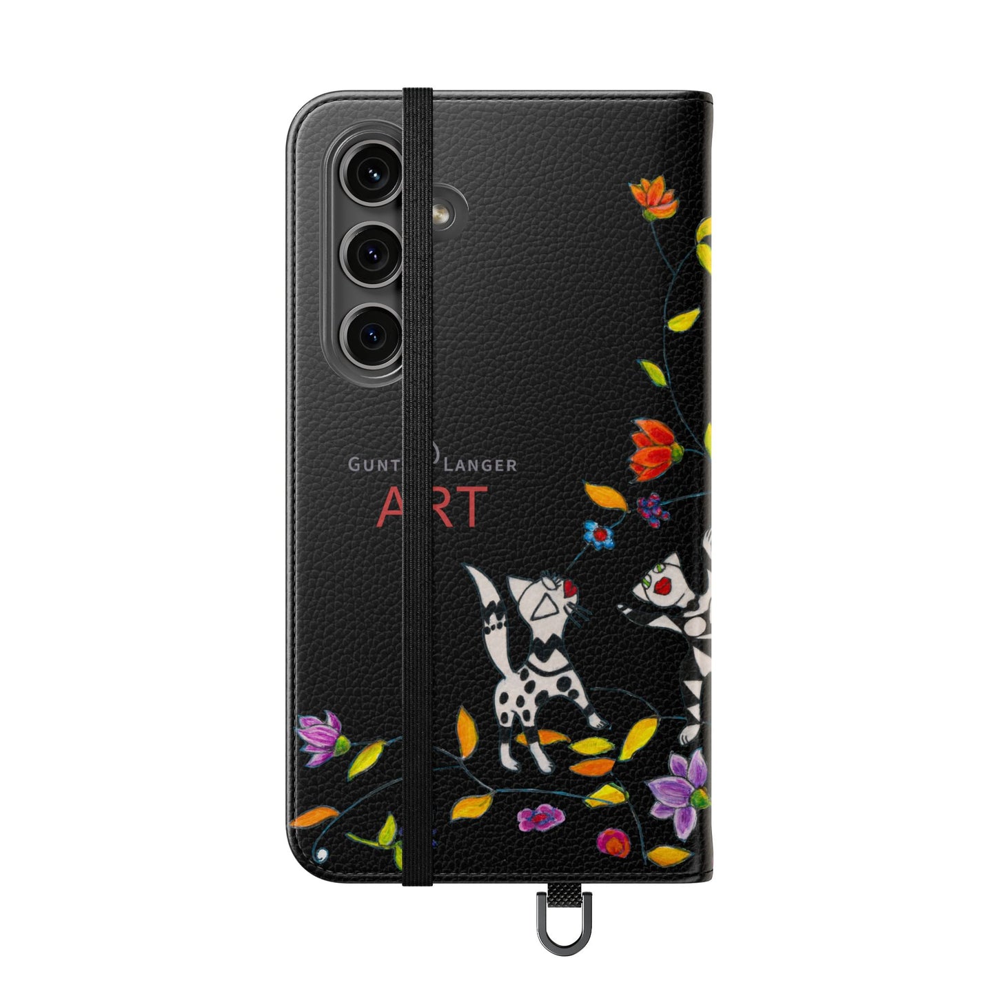 Flip Cases - Motiv: Waldnymphen, Schwarz, Seifenblasen