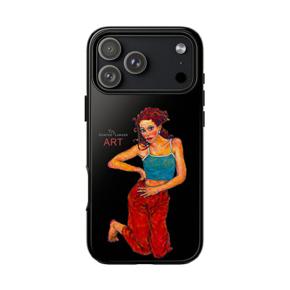 Tough Cases - iPhone - Motiv: Lea, Schwarz