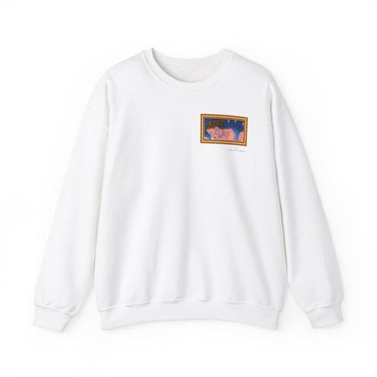 Unisex Heavy Blend™ Crewneck Sweatshirt - Motiv: Front Alva (Ausschnitt) &  Rückseite Alva