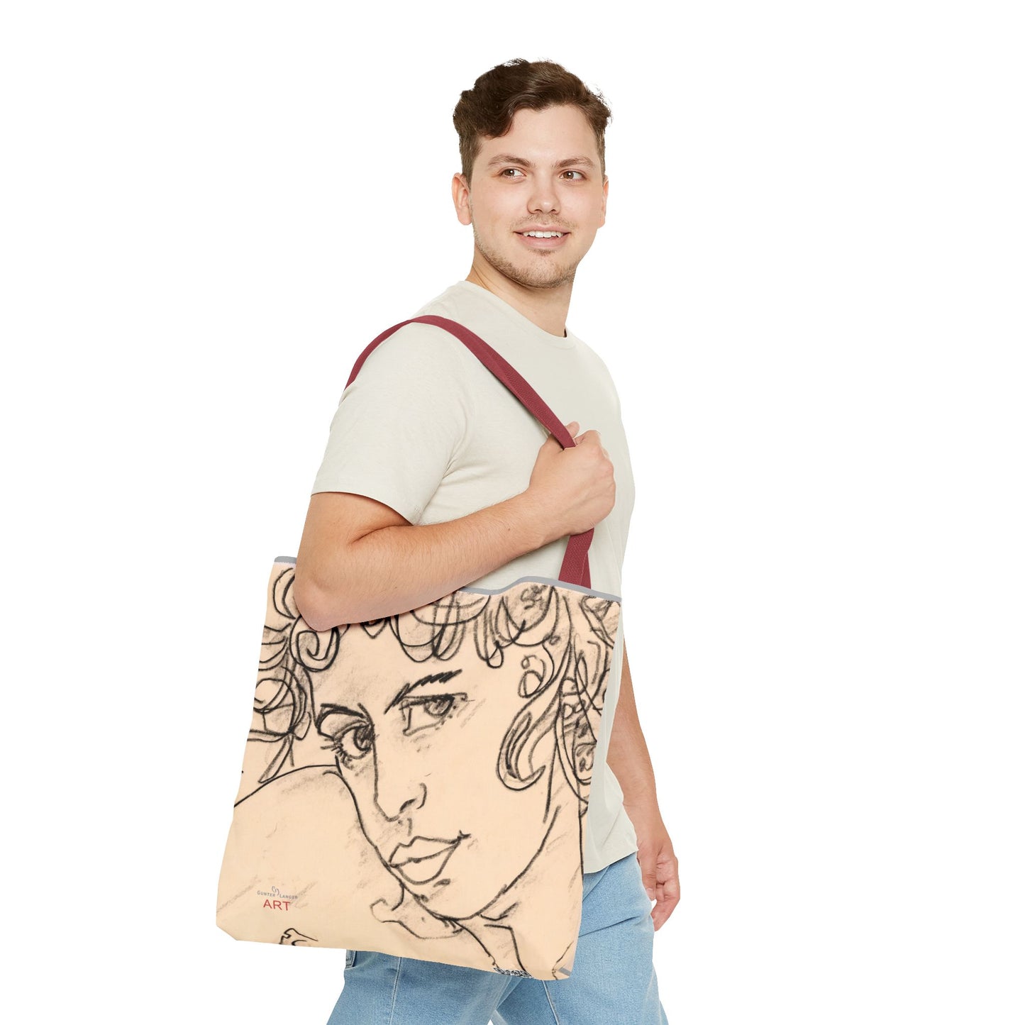 Tote Bag (AOP) - Motiv: Front Karla & Rückseite Lisa