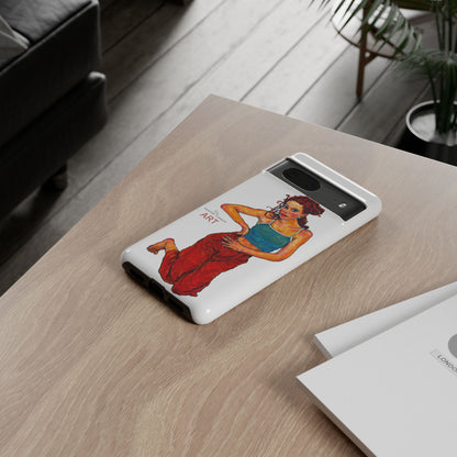 Tough Cases - Google Pixel - Samsung Galaxy - Motiv: Lea, Weiß