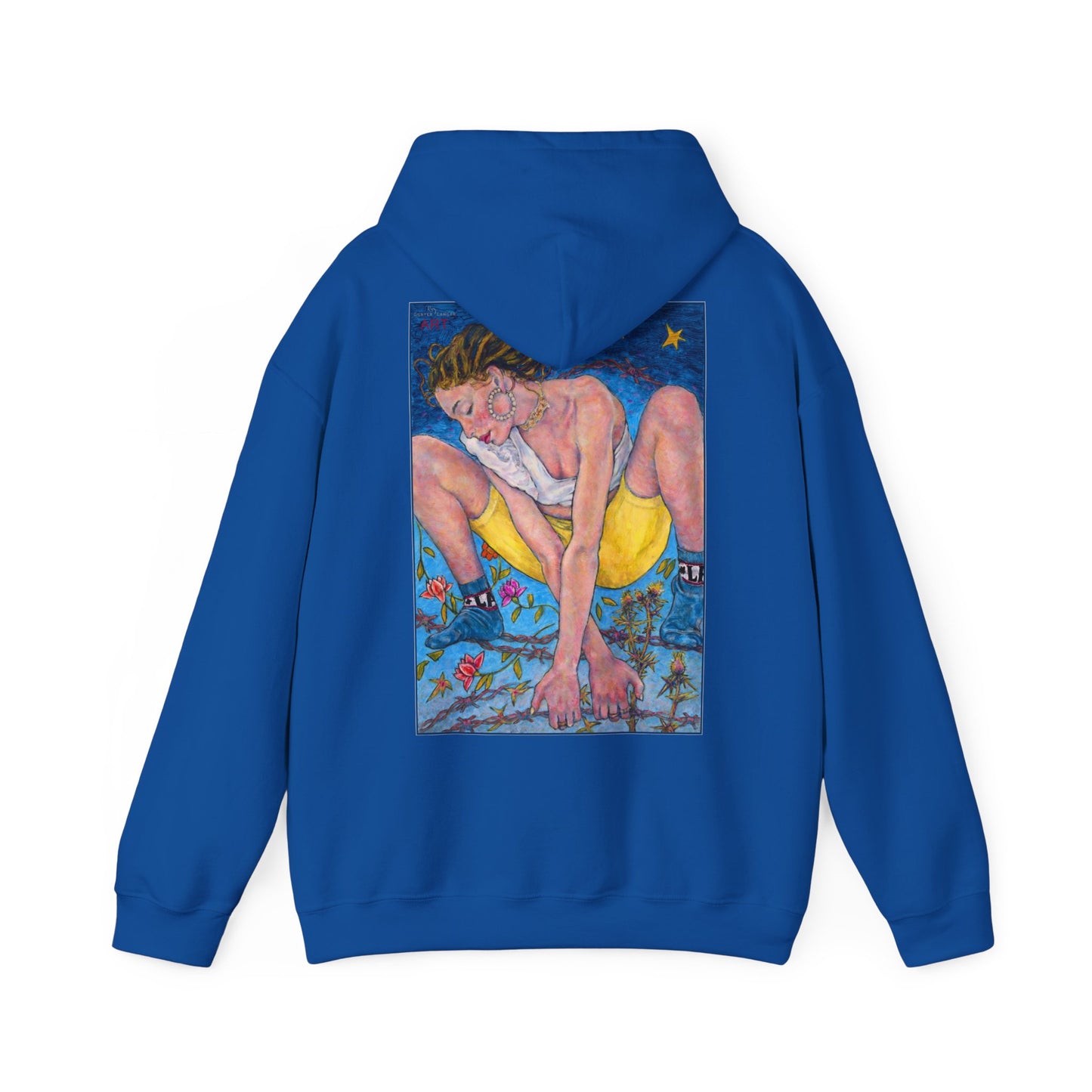 Unisex Heavy Blend™ Hooded Sweatshirt - Motiv: Rückseite "Alva", H43 cm