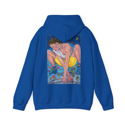 Unisex Heavy Blend™ Hooded Sweatshirt - Motiv: Rückseite "Alva", H43 cm