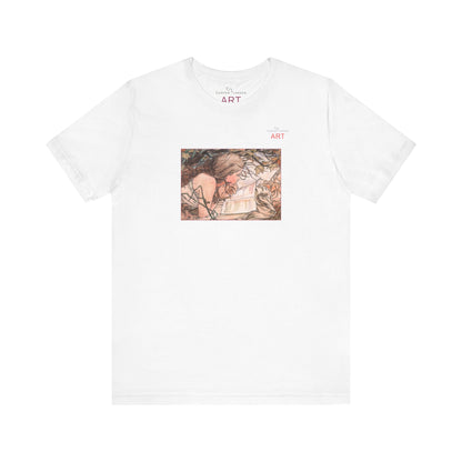 Jersey Short Sleeve Tee - Motiv: Front Antonia, H 15,73 cm