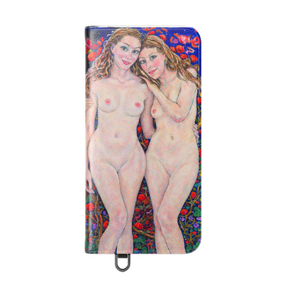 Flip Cases - Motiv: Waldnymphen, Schwarz, Seifenblasen