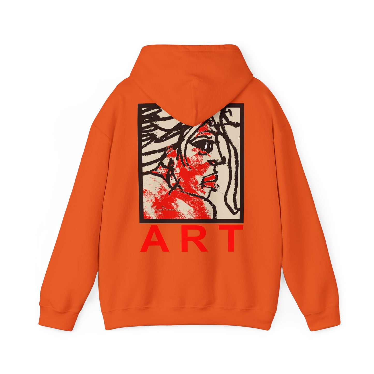 Unisex Heavy Blend™ Hooded Sweatshirt - Motiv: Rückseite "Ria", H43 cm