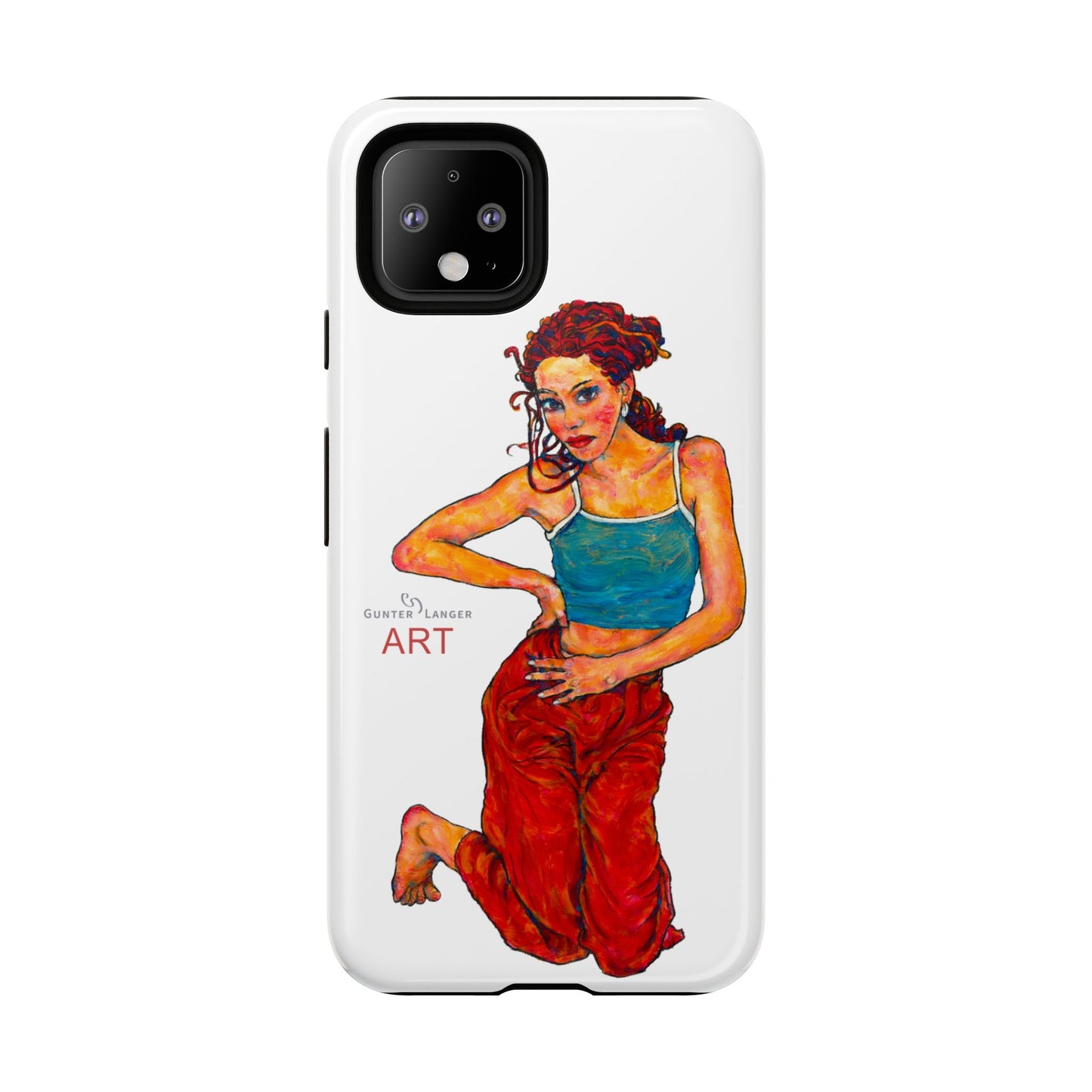 Tough Cases - Google Pixel - Samsung Galaxy - Motiv: Lea, Weiß