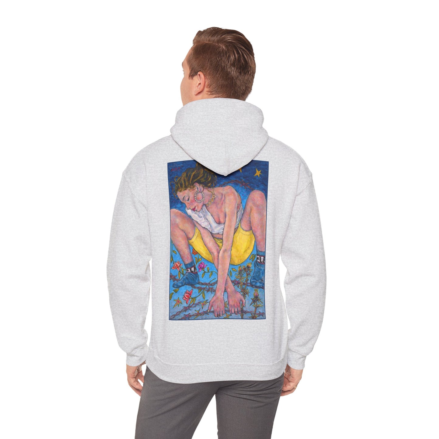 Unisex Heavy Blend™ Hooded Sweatshirt - Motiv: Rückseite "Alva", H43 cm