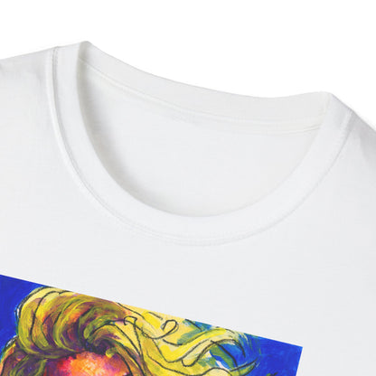 Unisex Softstyle T-Shirt - Motiv: Front Mascha,  H 33cm Korr2 sw