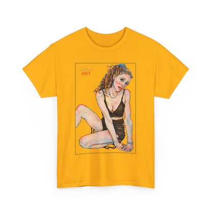 Unisex Heavy Cotton Tee - Motiv: Front Francis,  H 41 cm