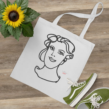 Tote Bag - Motiv: Gia, einseitig bedruckt, H 30,5 cm