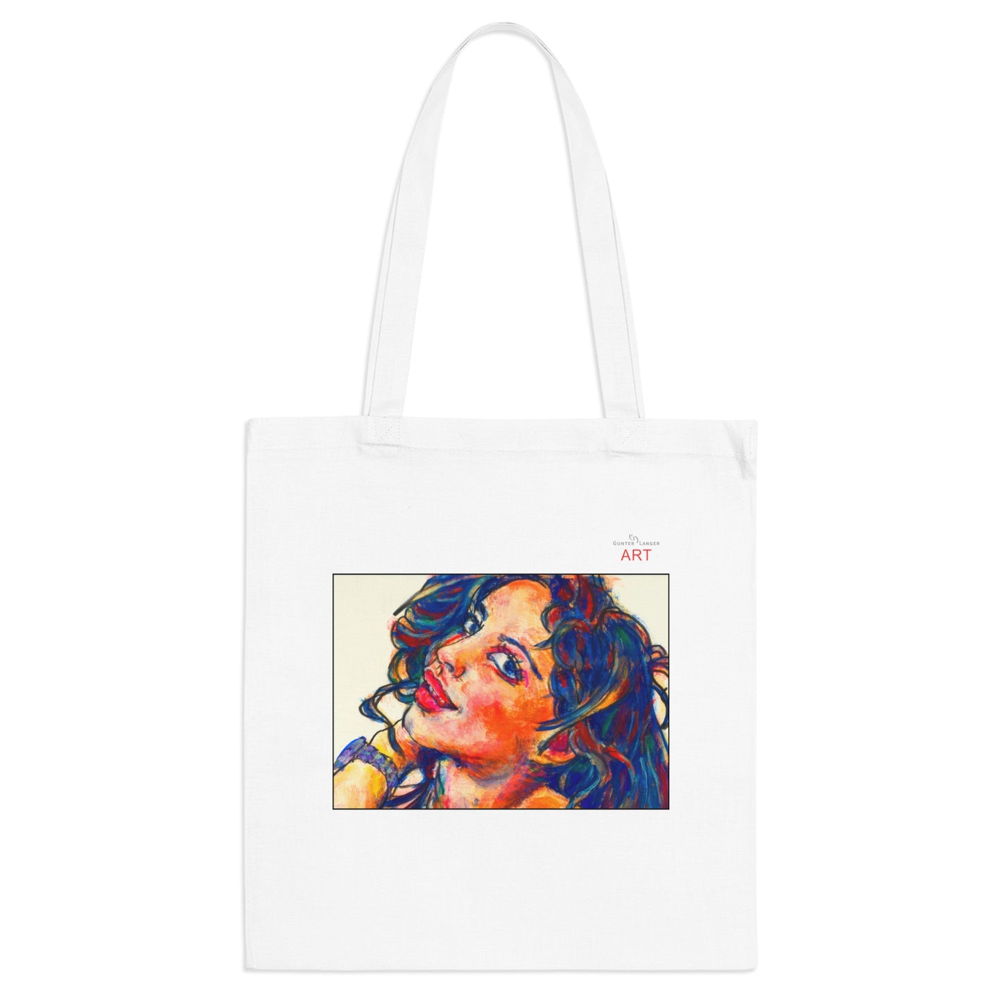 Tote Bag - Motiv: Marlen, einseitig bedruckt, H 18 cm