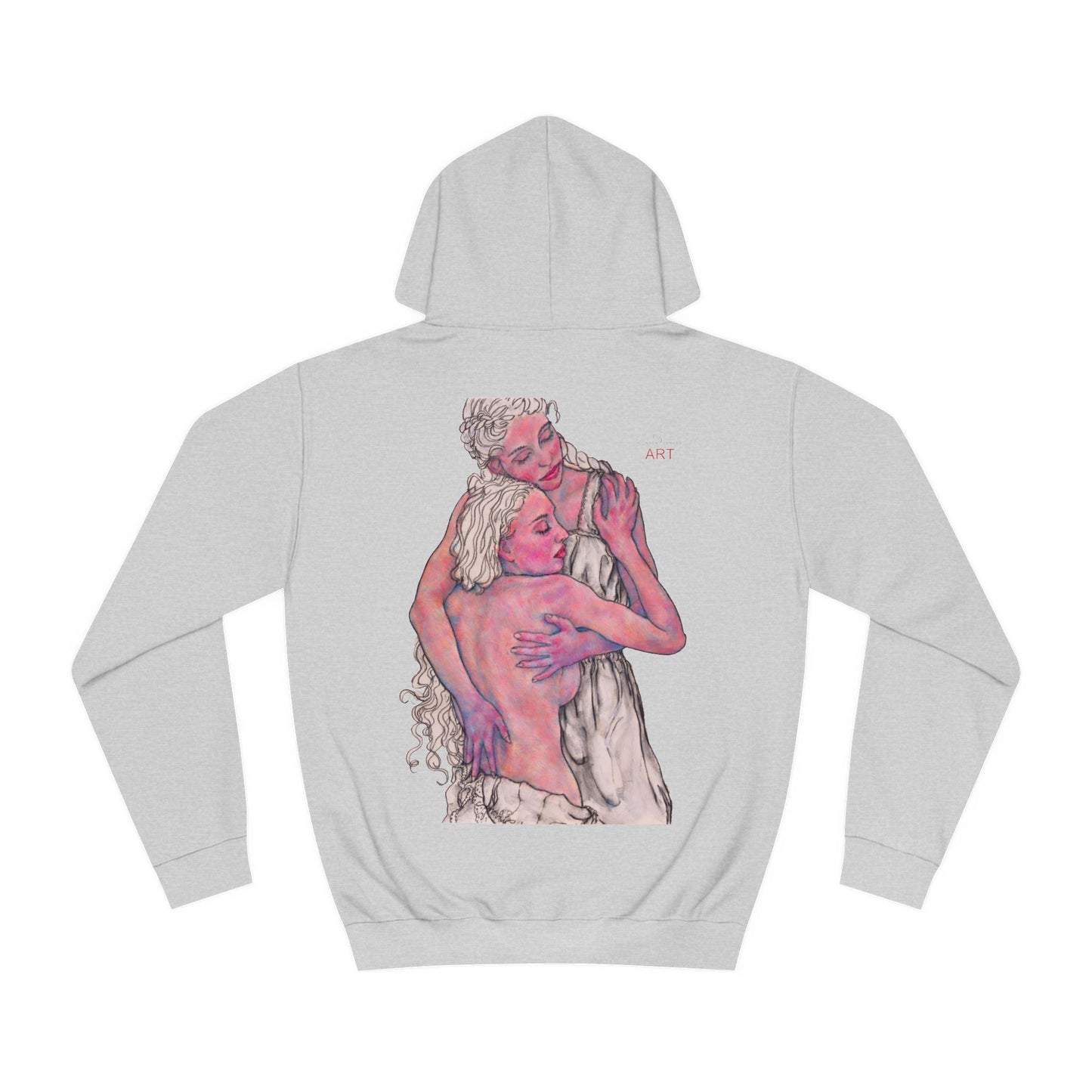 Unisex College Hoodie - Motiv: Front Zuflucht & Rückseite Zuflucht