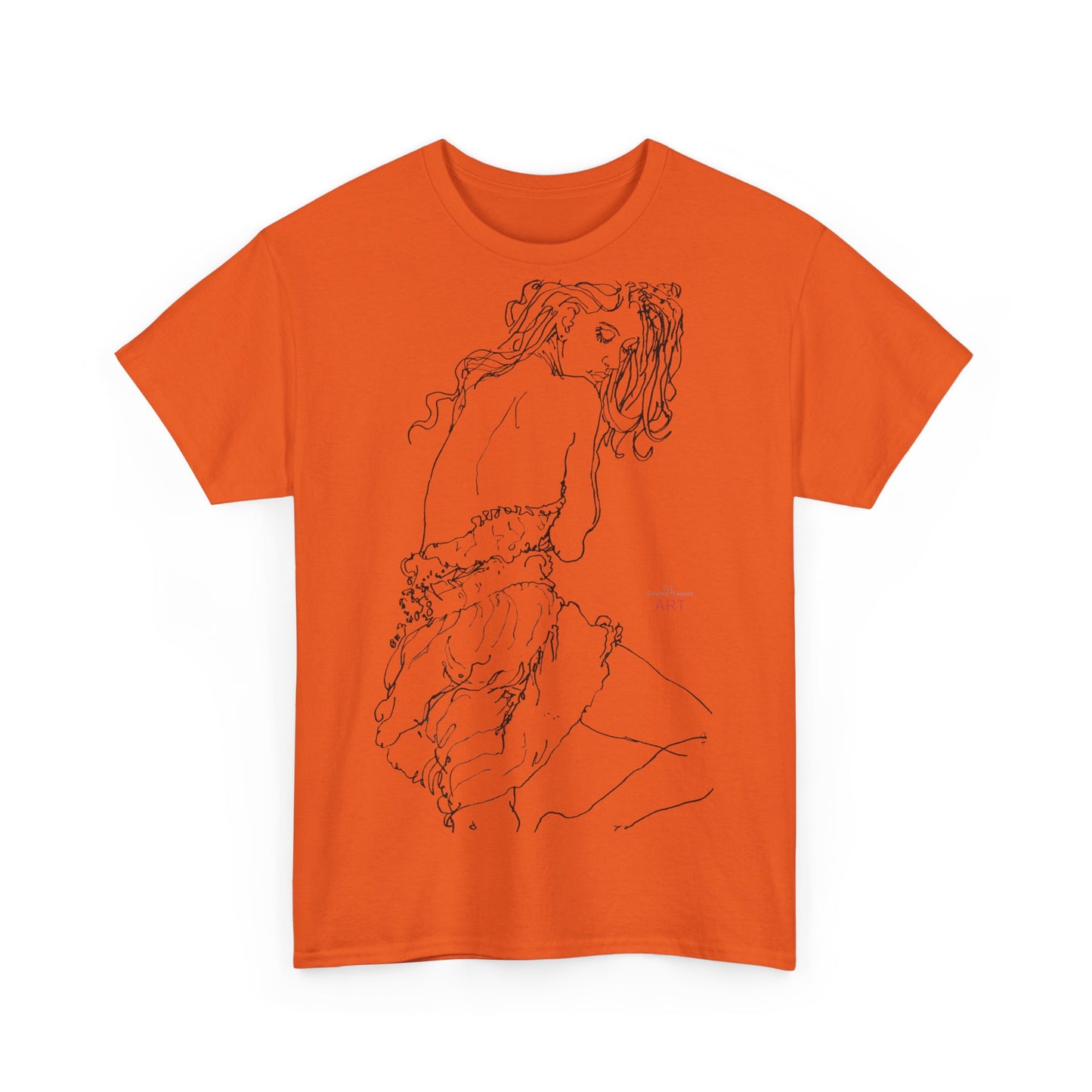 Unisex Heavy Cotton Tee - Motiv: Front Giselle