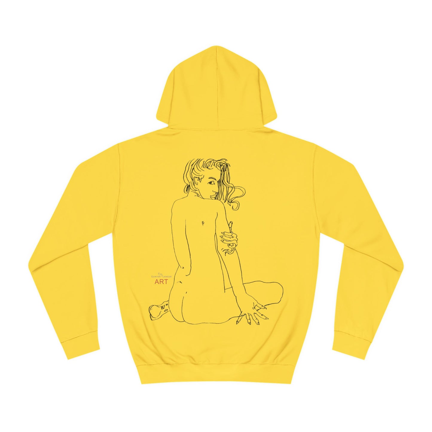 Unisex College Hoodie - Motiv Front Emilia (klein) & Rückseite Emilia