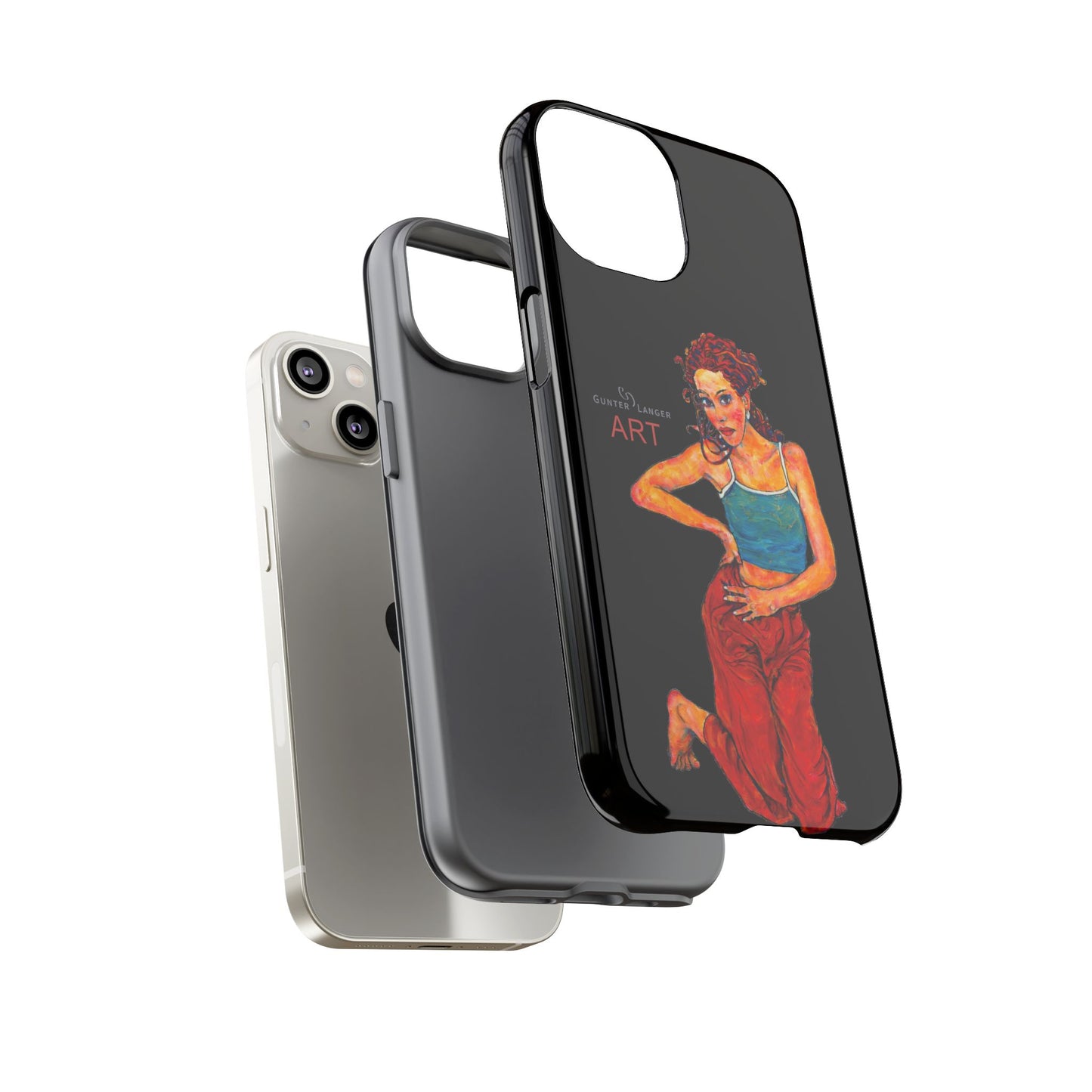 Tough Cases - iPhone - Motiv: Lea, Schwarz