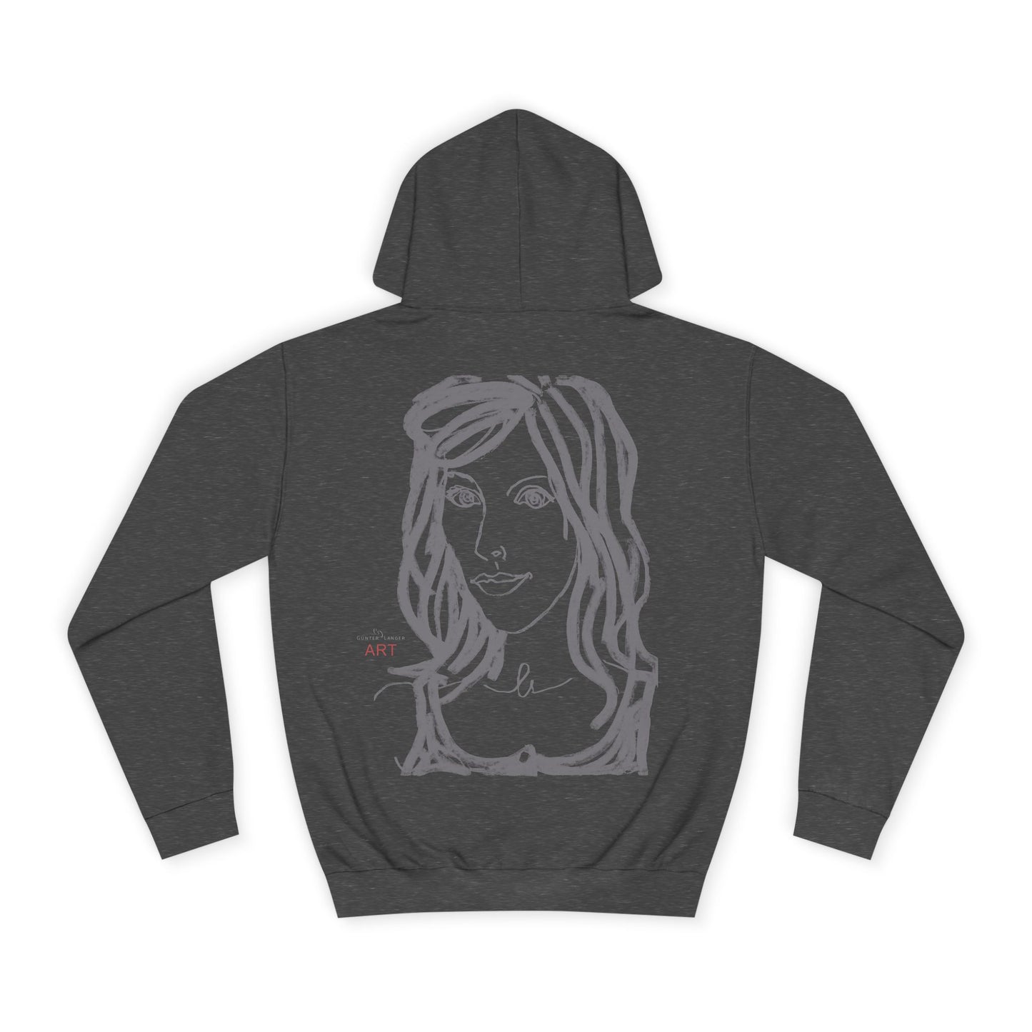 Unisex College Hoodie - Motiv: Esther grau klein & Esthe grau 2.2