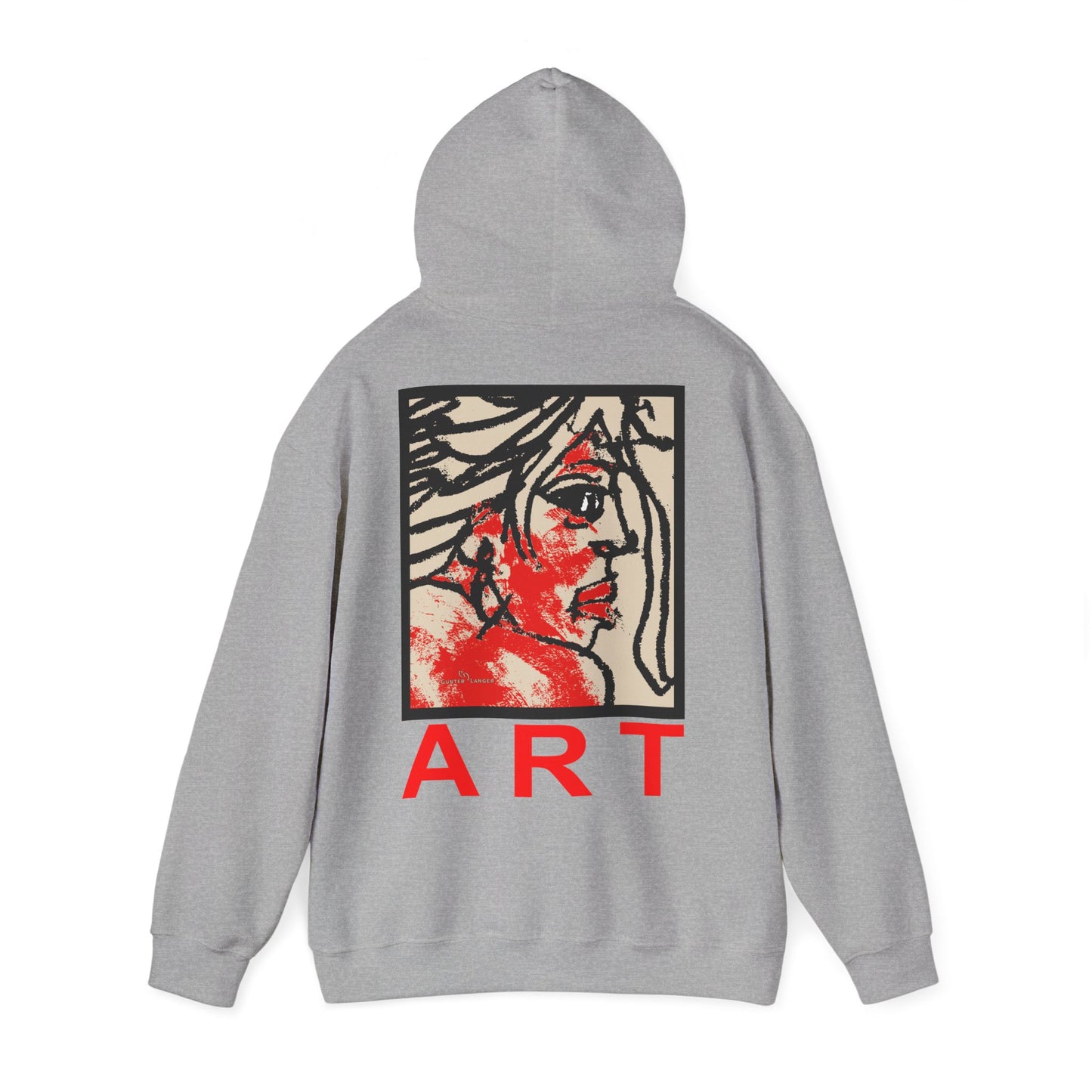 Unisex Heavy Blend™ Hooded Sweatshirt - Motiv: Rückseite "Ria", H43 cm