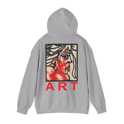 Unisex Heavy Blend™ Hooded Sweatshirt - Motiv: Rückseite "Ria", H43 cm