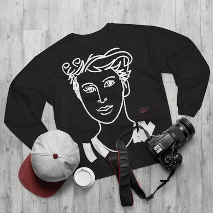 Unisex Crew Neck Sweatshirt (EU) - Motiv Lars & Lars (weiß)