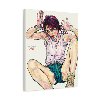 Matte Canvas, Stretched, 1.25" - Motiv: Sehnsucht stillen,  H 35,5;  51; 61 cm