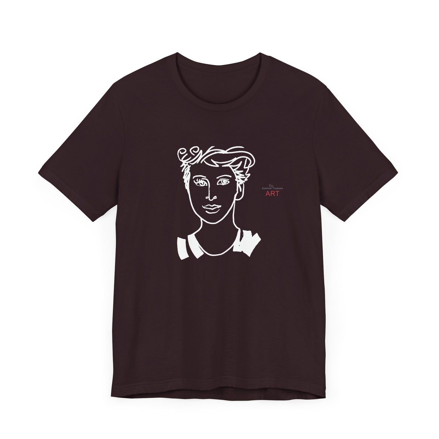 Unisex Jersey Short Sleeve Tee Shirt - Motiv: Front Lars,  H 24,5 cm